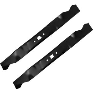 (2 Pack) Replacement Mulching Lawn Mower Blades Cub-Cadet MTD Troy Bilt 942-0741A, 742-04100, 742-0741, 742-0741A, 942-0741, Fits TB110 TB130 TB210 TB230 TB220 TB240 TB280ES TB320 for 21” Deck Mower