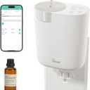 Plug in Diffuser - 800 Sq Ft,No Wobble Design,Secure Wall Fit,Timer Control&Scent Intensity Button,Bluetooth APP,Waterless Scent Diffusers Home,Essential Oil Plug in Wall Diffuser  White