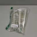 Prestee 24 Plastic Champagne Flutes - Gold Champagne Flutes Plastic - Gold Disposable Mimosa Flute - Party Supplies - Disposable Cocktail Glasses - Mimosa Bar, Wedding, Shower Party (24 Count (Pack of 1))