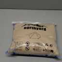 NORTHYARD Men's Crewneck Sweatshirt Long Sleeve Cotton Sweat Shirt Lightweight Athletic Workout Sport Gym Running Sweatshirts (3X-Large, Lightkhaki)