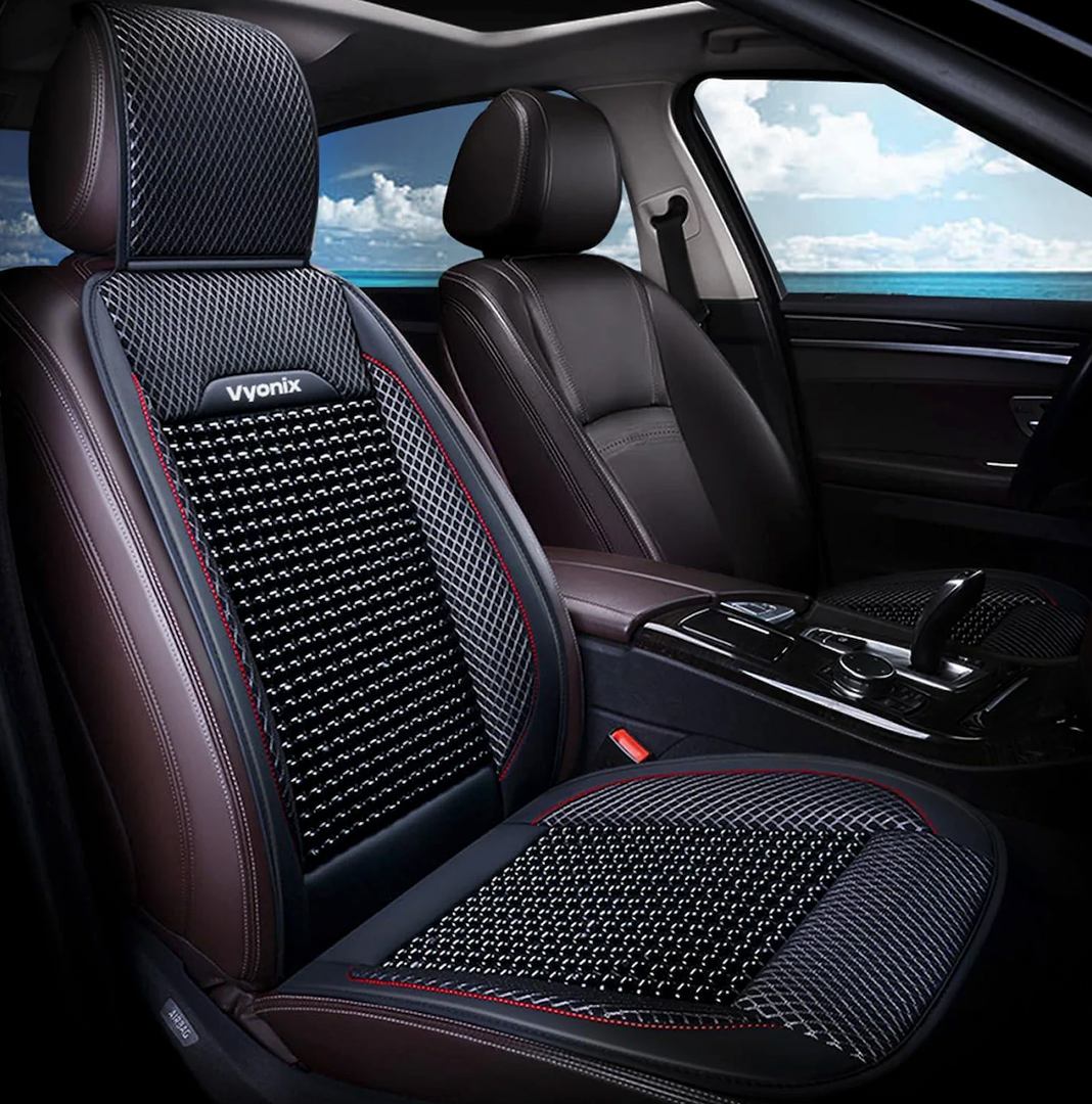 Vyonix Comfort MAX Beaded Seat Cover for Cars  – Cooling Massage Comfort