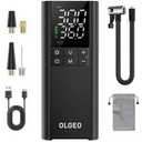 Tire Inflator Portable Air Compressor, 170PSI Cordless Air Pump, 4X Faster Air Compressor with Pressure Detection, One Click Smart Tire Pump for Car, Motorcycle, Bicycle and Ball