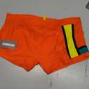 Men's Swim Trunks Low Rise Bulge Pouch Boxer Briefs Sexy Bathing Suit Swimwear Square Leg Swimsuit (M, Yellow)
