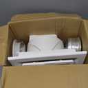 Bathroom Ventilation Fan with Light,With light color controller,12W Square LED 3000K/4500K/6000K,141 CFM,0.7 Sones Quiet Bathroom Exhaust Fan,White(3-Colour LED)