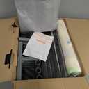 XVISHX Baby Playpen with Mat, 50 x 50 Inch Play Pen Playards, Playpen for Babies and Toddlers, Baby Playard for Indoor & Outdoor Active Center Game Fence, Skin-Friendly Fabric and Soft Breathable Mesh (Grey)