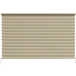 Dulepax RV Blinds, Pleated Shades - 62" W x 38" L Cappuccino RV Window Shades for Camper, Travel Trailers, Motorhome Windows