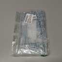 Wood Screws Assortment Kit, FIXLINK 240 PCS High Hardness Flat Head Wood Screws Set, Phillips Drive Assorted Screws, Contain 15PC Anchors and 8 Size (2-1/2,2,1-1/2,1-1/4,1,3/4,5/8,1/2), Zinc