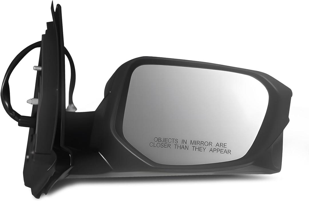 Right Passenger Side Mirror Assembly Compatible with Civic 2016-2021 Side View Mirror with Camera & Heated & Power Glass and Manual Folding Replaces 76208-TBC-A02ZA HO1321284 (White 11Pins)