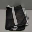 XXXL 2 Pack Insulated Food Delivery Bag with Removable Hard Bottom, Reusable Insulated Grocery Bag for Hot and Cold Food, Catering Cooler for Doordash,Warmers, Parties (Black)