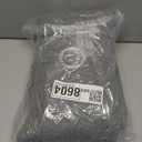 H.VERSAILTEX Linen Blackout Curtains Durable Thick Textured Linen Look 100% Blackout Patio Door Curtain Anti Rust Grommet Extra Wide Sliding Door Curtain Panel, W100 x L108 inch - Grey