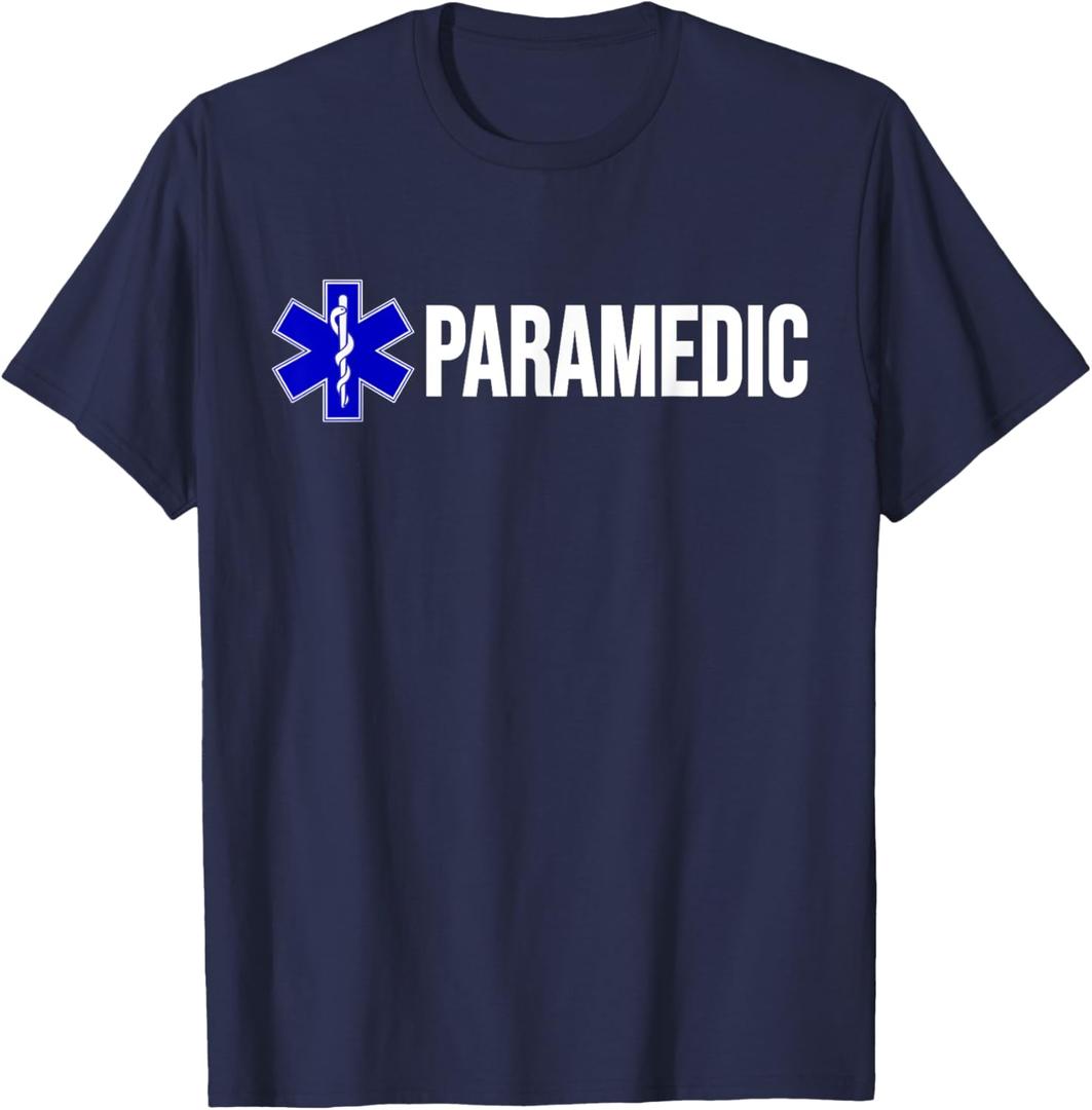 PARAMEDIC UNIFORM COSTUME TEE STAR OF LIFE EMT EMS AMBULANCE T-Shirt XS
