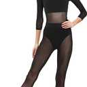 Dance Elite - Hiede - Dance Unitard For Women Acro. Unitards for Women Acro Dance (Large, Black)