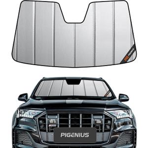 Pigenius Windshield Sunshade for Audi Q7/SQ7 2020-2026 Front Window Sun Shade - Safeguard