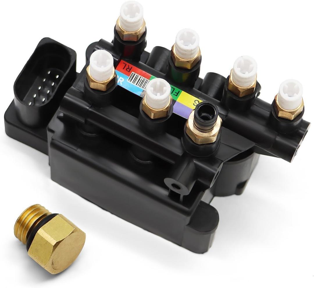 Airmatic Suspension Valve Block Solenoid Compatible with G11 G12 740i 2016-2022 740Le 2017 745e 2020-2022 745Le xDrive 2021-2022 750i 2016-2022 750Li 2016-2022 4725530100 4154039200