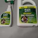 Simple Green Outdoor Odor Eliminator for Pets, Dogs, Ideal for Artificial Grass & Patio (32 oz Hose End Sprayer & 1 Gallon Refill)