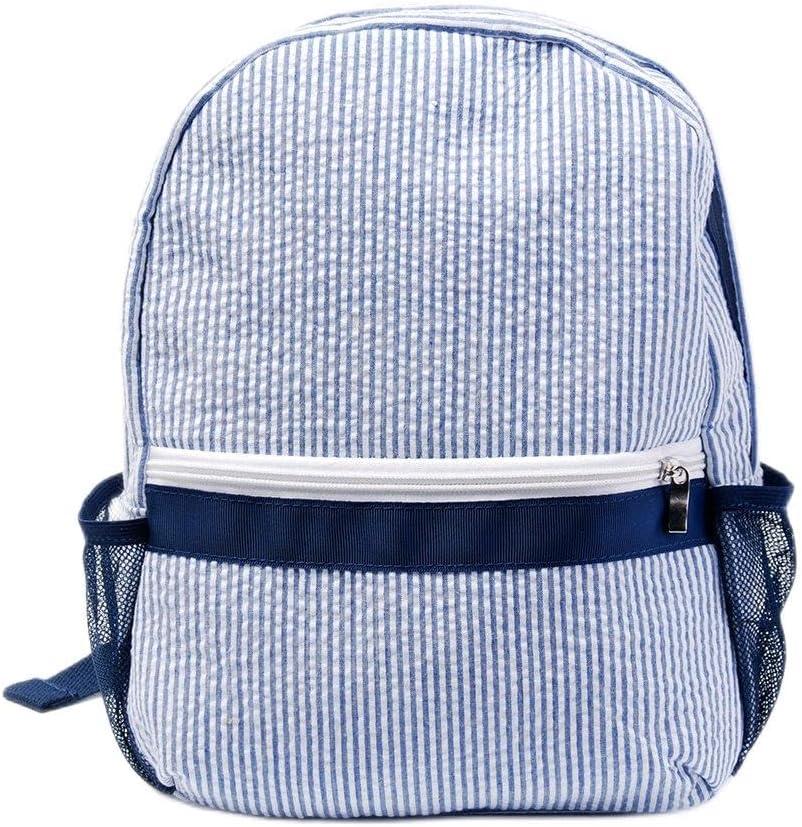 Toddler Backpack, Seersucker Preppy Backpack, Classic Cute Kids School Bookbag Preschool Kindergarten Children Bag