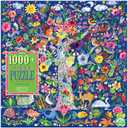 eeBoo 1000 Piece Puzzle - Tree of Life Jigsaw Puzzle for Adults, Square 23" x 23" Made with Recycled Board & Vegetable-Based Ink