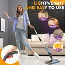 Spray Mop for Floor Cleaning with Washable Pads, Microfiber Wet Mops with 800 ml Refillable Bottle,Reusable Dust Mops with Sprayer for Hardwood Laminate Vinyl Tile Cleaning