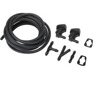 MITZONE Windshield Washer Nozzle Kit - Compatible with 2008-2010 Ford F250, F350, F450, F550 Super Duty - Replace 7C3Z-17603-A