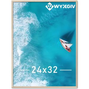 Natural 24x32 Picture Frame Lightweight yet Durable Frame Wall Hanging