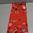 Valentine's Day Mailbox Cover Magnetic Standard Size Red Romantic Heart Flower Post Letter Box Wraps Decorative Mailbox Covers for Outdoor Garden Yard Decor Valentines Decorations 21" x 18"