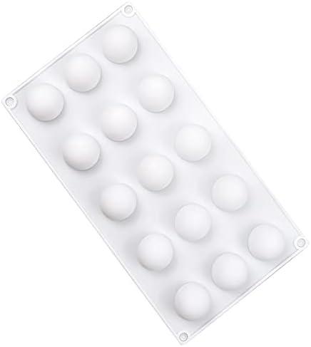 Mousse Desser Baking Moulds Silicone 3D Chocolate Ball Bombs Mold Candle Soap Jelly Tray Candy Pan(3.1cm)