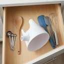 Flour Funnel for Kitchen Aid Mixer, Fits Tilt-Head Stand Mixer Attachment 4.55 Qt (KSM150), Easy Pour No-Mess Attachment, Anti-Splash Accessory, Durable Dishwasher-Safe Baking Tool (Black)