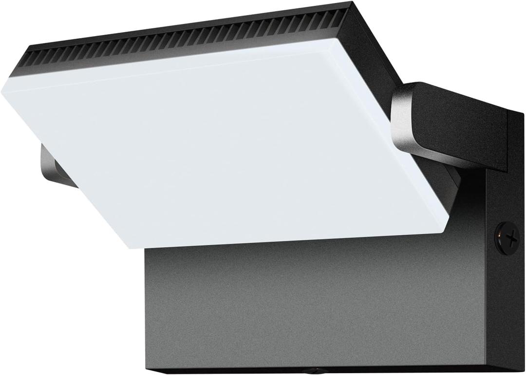 Modern Sleek Flood Lights Outdoor 120W, 18000LM 5000K Waterproof LED Security Lighting, 360° Rotatable Commercial Wall Pack for Yard, Car Lot, Building