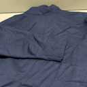 ANRABESS Women's Turtleneck Sweaters Oversized Chunky Long Sleeve Knit High Low Hem Pullover Top 2025 Fall Winter Fashion Navy Blue Small