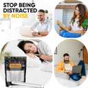 3 x 4 Clear Silicone Wall Protector Strips  Self-Adhesive Door Slam Stoppers & Noise Dampening Bumpers for Cabinets, Car, Toilet Lids, Drawers, Shower  5.5" x 0.7" x 0.2" by Vellax