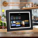 10 Inch Small Smart TV with ATSC Tuner & Touch Screen, 5-in-1 Kitchen TV with Home Control Panel, Video Call, Calendar & Photo Frame Functions, Portable MINI for Bedroom, RV, Camper