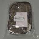 Light Brown Wigs with Highlights for Women Synthetic 16 inch Medium Length Wigs with Bangs Natural Long Wavy Fringe wig Heat Resistant Hair for Daily Party Use (16 inch)