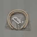 AUDTOPE 3Pcs Faux Leather Headbands for Women, Solid Soft Plain White Leather Hair Accessories