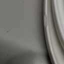 DOWAN Large Serving Platter, 16"/14"/12" Porcelain Platters for Entertaining Wedding Party, White Oval Plates Set of 3, Serving Dishes for Serving Food, Housewarming Gifts Side Is Chipped