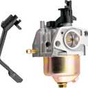 HZ Recoil Starter Carburetor Air Filter Kit for Harbor Freight Predator 3200 4000 4375 3500 Watt Generator Powered by 212cc 173cc R210 Engine