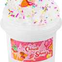 Ice Cream Cloud Slime, Super Soft Fluffy Slime, Slimes Party Favors for Kids, Slimes Sensory Experience Toys, Birthday Easter Halloween Girls BoysTeens Gift