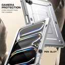 SUPCASE for iPad Pro 11 Inch Case M5/M4 (2025/2024) with Pencil Holder (Unicorn Beetle Pro), [Built-in Screen Protector & Stand] Full-Body Rugged Cover for iPad Pro 11'' 6th/5th Gen, White