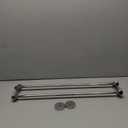 TocTen Double Bath Towel Bar - Thicken SUS304 Stainless Steel Towel Rack for Bathroom, Bathroom Accessories Double Towel Rod Heavy Duty Wall Mounted Towel Holder (Chrome, 24) (Round 24 Inch)
