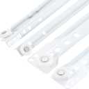 uxcell 1 Pair Drawer Slides, 22 Inch Drawer Slide Heavy Duty Side Bottom Mount Drawer Glides Replacement for Cabinet Dresser Drawers