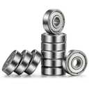 Donepart 608ZZ Bearings, Skateboard Bearing C3 High Speed, 8mmx22mmx7mm Bearings for Skateboards, Electric Motor, Wheels, Scooters, Longboard, 3D Printer, Spinners (10 Pack)