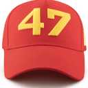 45 47 Charlie Kirk Baseball Cap Gold Embroidery USA Flag 47 Baseball Cap for Men Women Adjustable Trucker Freedom Hat