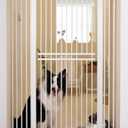55" Extra Tall Pet Gate, 29"-40" Wide Pressure Mounted Dog Gate