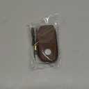OLLEN Genuine Leather Key Fob Cover, Compatible with BMW 2023 2024 2025 New 5 Series 7 Series 740i 760i X1 X5 X6 X7 XM IX IX3 I5 I7 Premium Leather Smart Remote Key Protector, Brown