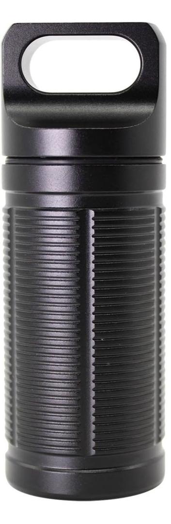 PPFISH Military Grade Air-Tight EDC Accessory Case, Waterproof Pill Fob Capsule/Match Case Battery Holder, Outdoor Survival Storage Container Dry Box
