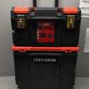 CRAFTSMAN 19-in. 3-in-1 Rolling Tool Box with Wheels, Red, Plastic, Lockable (CMST18614)