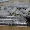 58.3"x58.3"x29.9" Large Dog Playpen Indoor, Extra Tall Puppy Playpen with Removable Roof, Sturdy Fabric Dog Pen for Medium to Large Pets, Spacious Hexagonal Pet Playpen Indoor for Comfort & Security