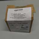 Small Digital Oval Alarm Clock With LED Display, Nightlight & Battery Backup, Black, 4.5 x 3.5 x 2.4 Inches