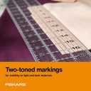 Fiskars Sewing Ruler, 3" x 18" Acrylic Ruler with Gridlines, Sewing and Quilting Supplies, Arts and Craft Supplies, Clear