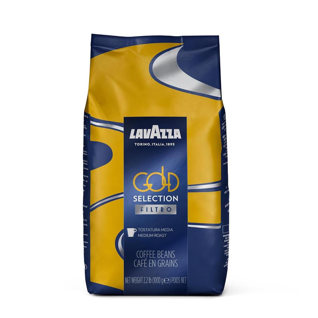 Lavazza Gold Selection Filtro Whole Bean Coffee Light Roast,Vanille and Chamomille flower aromatic notes, 2.2 LB (Pack of 1) (EXP 06/30/26)