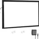 HSK A1 62 * 88CM Artist Light Box Light Pad Aluminium Frame Super Thin 6.6mm Touch Lock/Unlock Dimmer Button 20W Super Bright LED 5000 lux with 24V 1A Adapter
